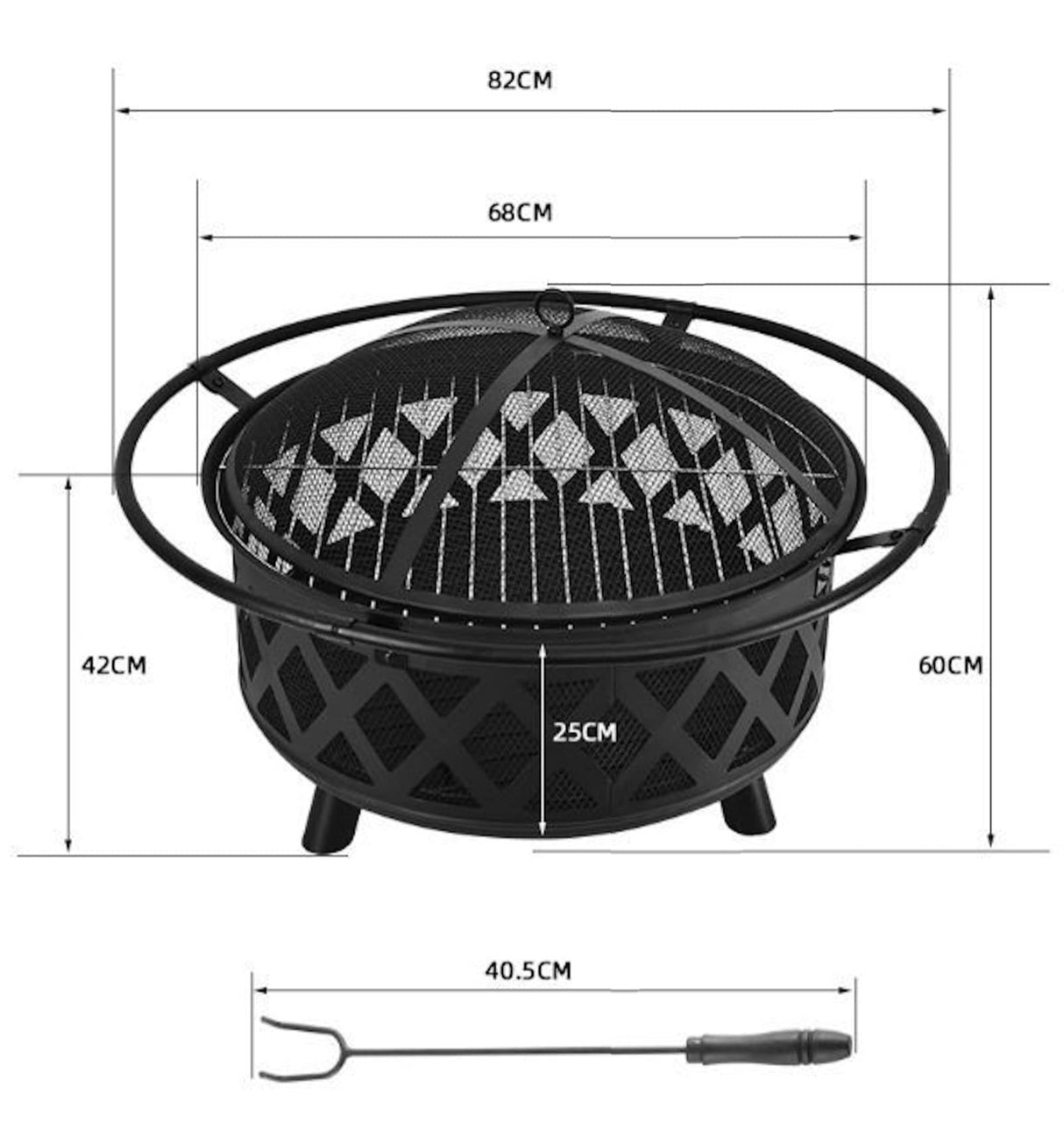 Foyer extérieur personnalisé - Par bateau
