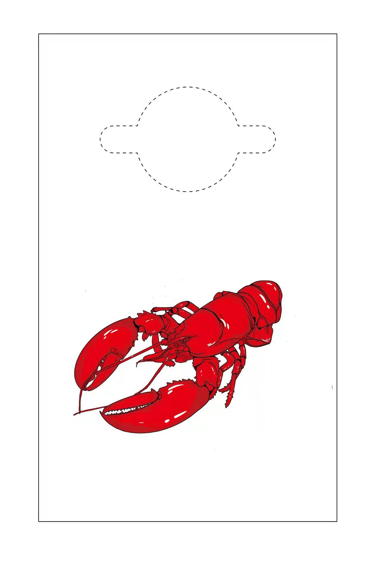 Plastic Disposable Lobster Bib