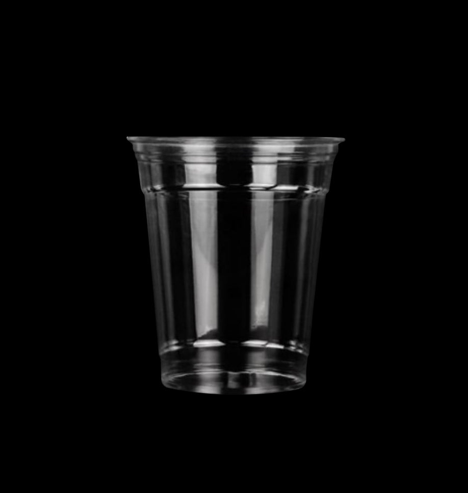 Gobelet en plastique transparent de 12 oz