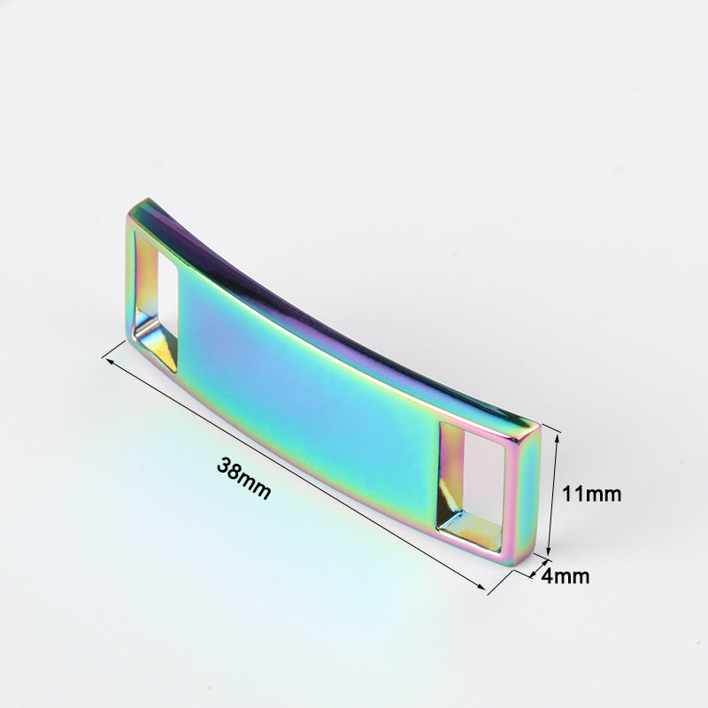Étiquette de lacet en métal