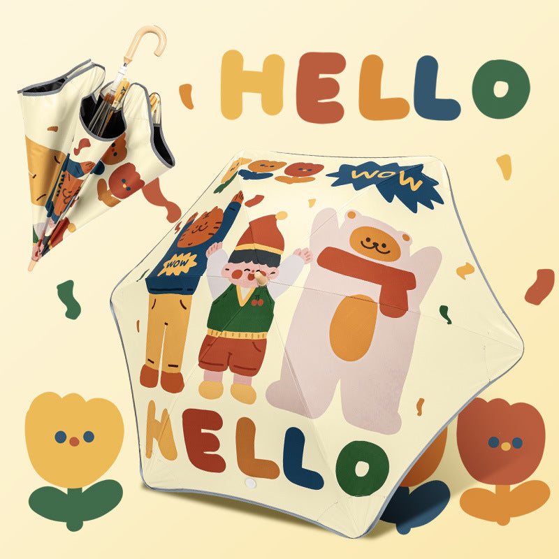 Parapluie pour enfants aux coins arrondis