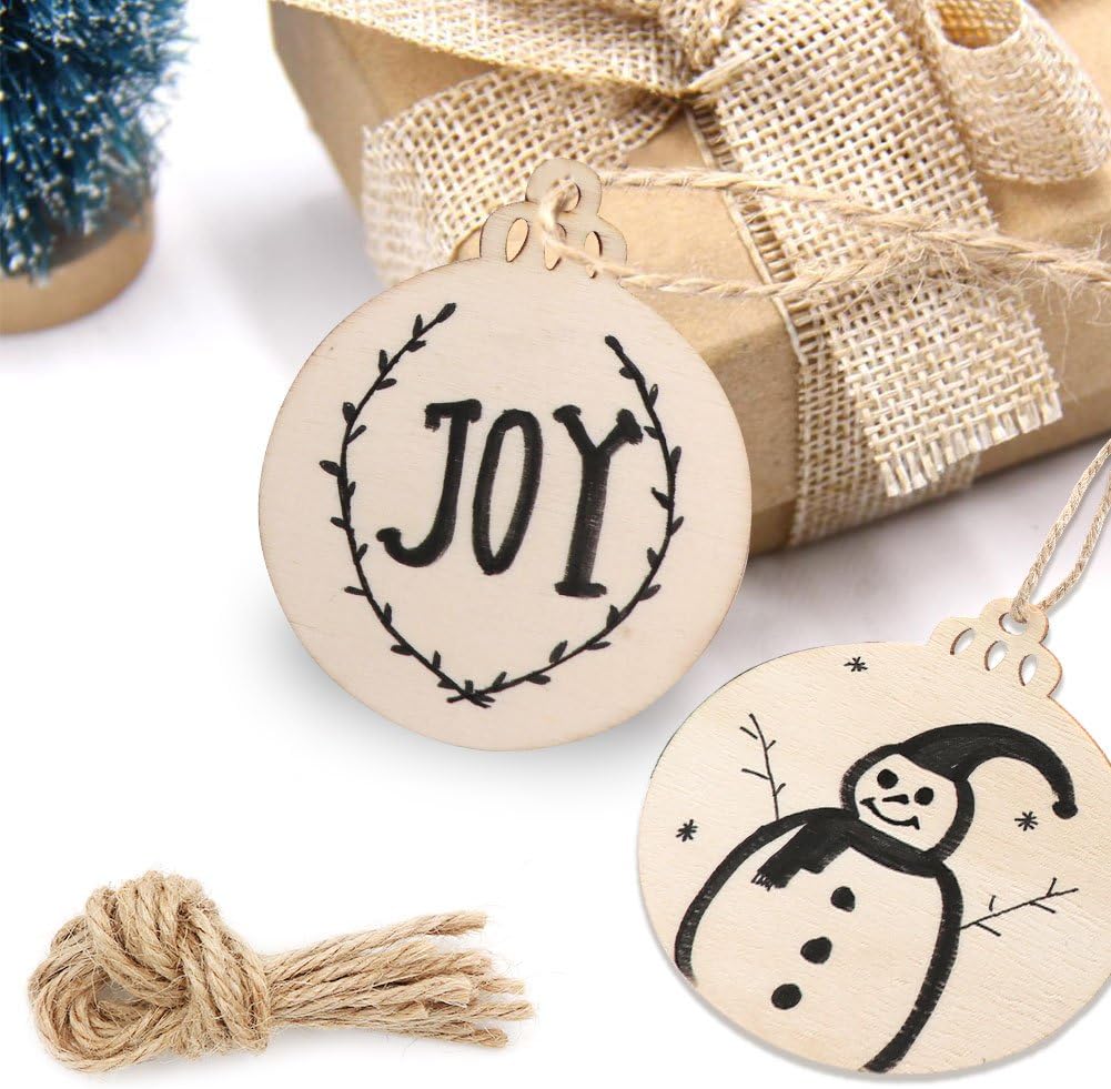 Disque rond en bois vierge de 3,5 pouces