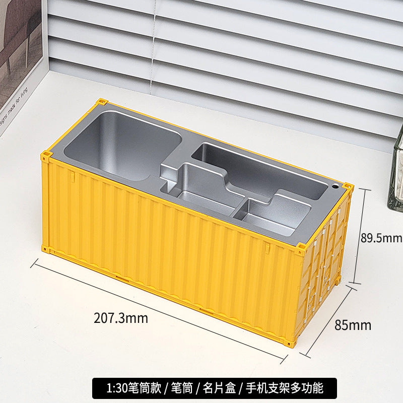 Mini porte-stylo et porte-cartes Maersk Container