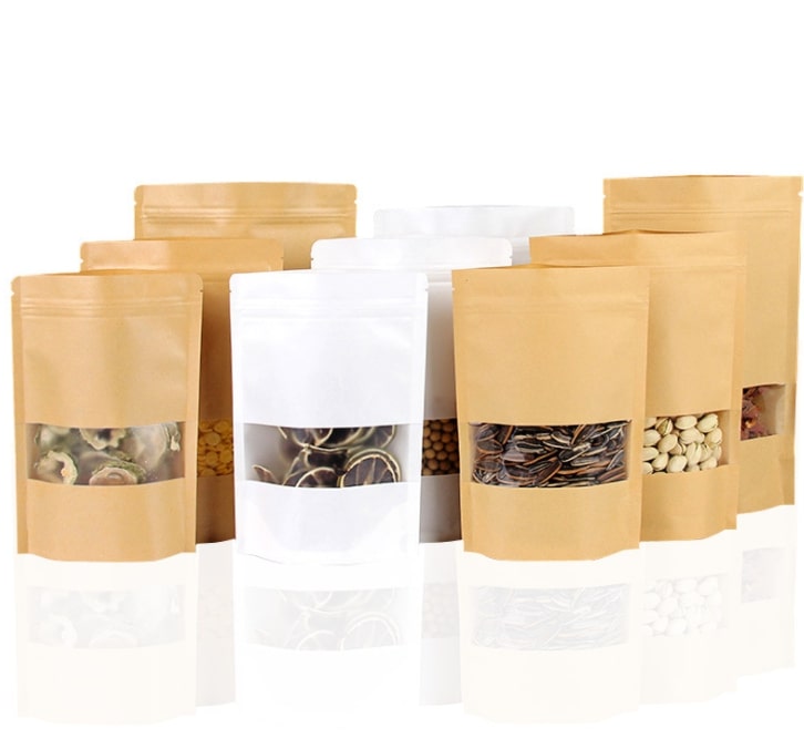 Sac Kraft avec fenêtre transparente