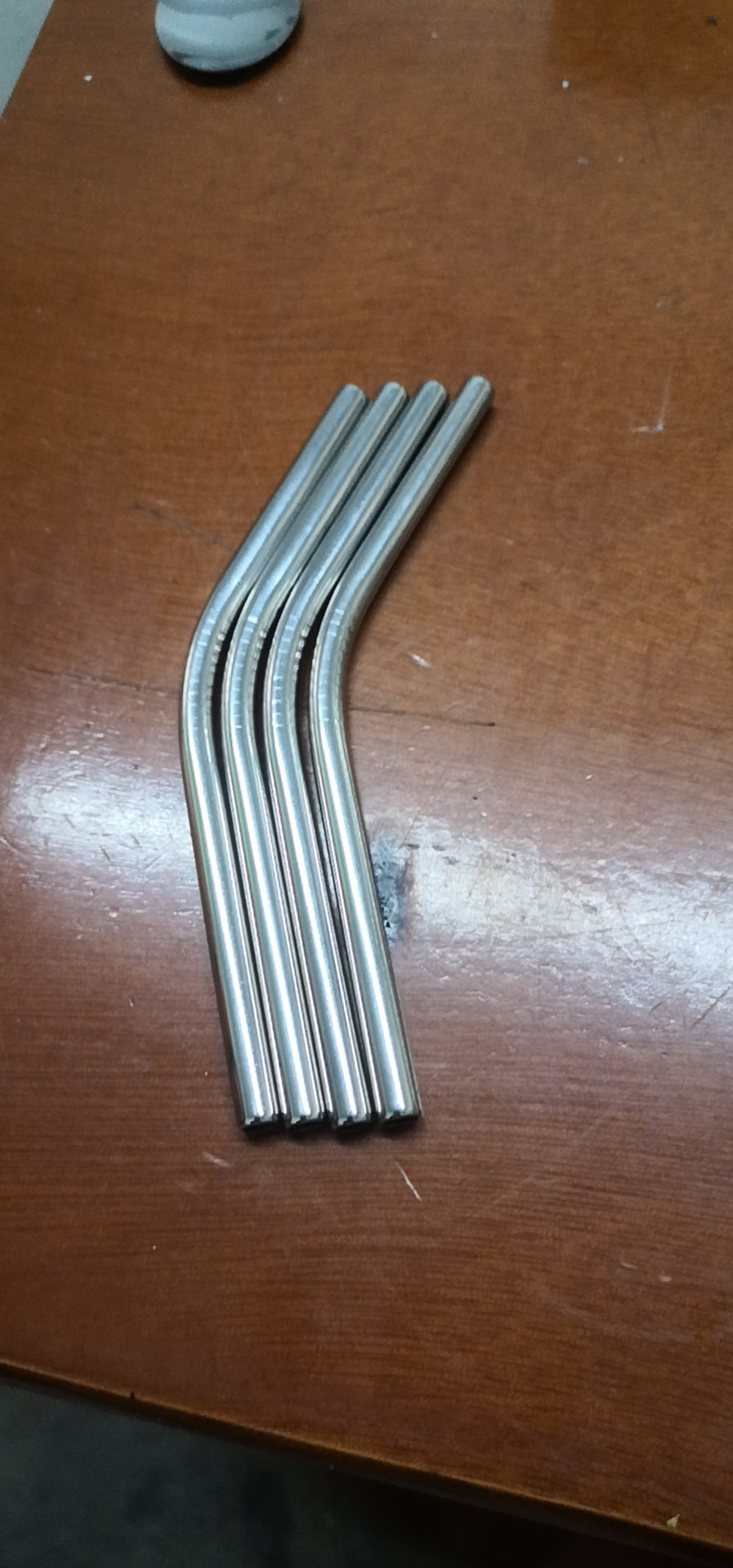 Paille en acier inoxydable taille enfant