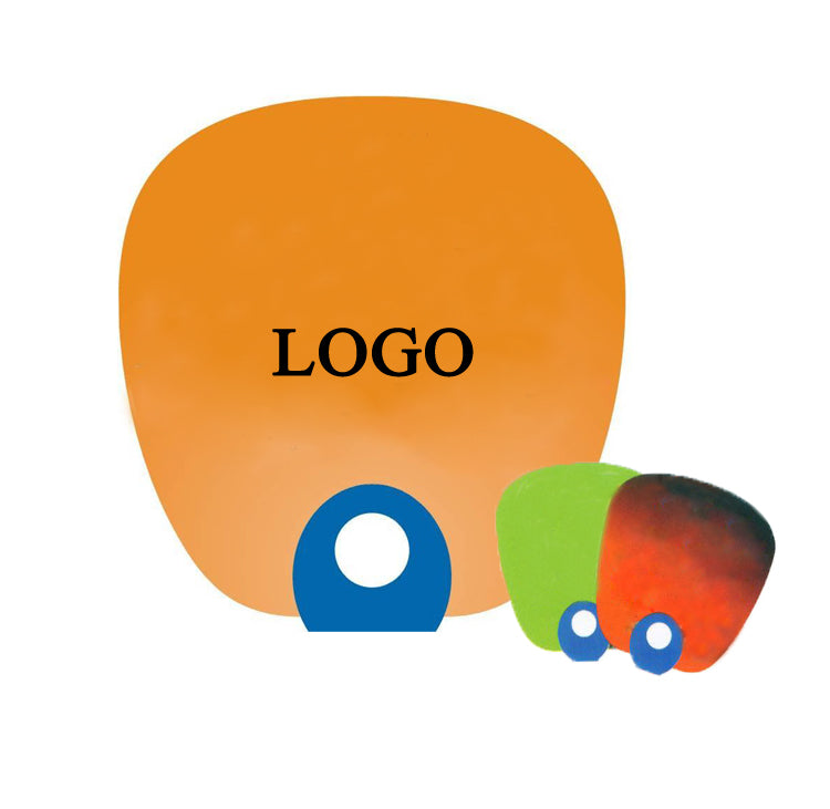 Plastic Hand Fan With O Shape Handle