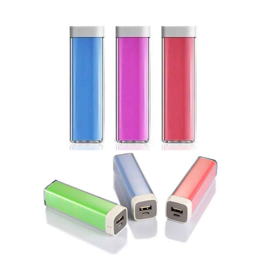 2600 Mah Lipstick Power Bank/ Portable Charger