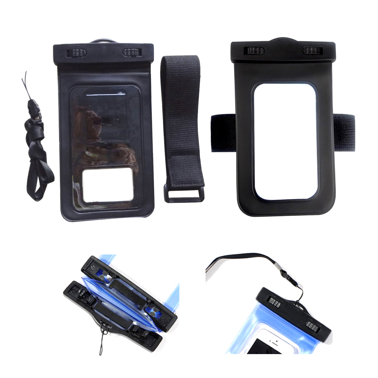 Pvc Waterproof Case With Arm Band And Neck Strap