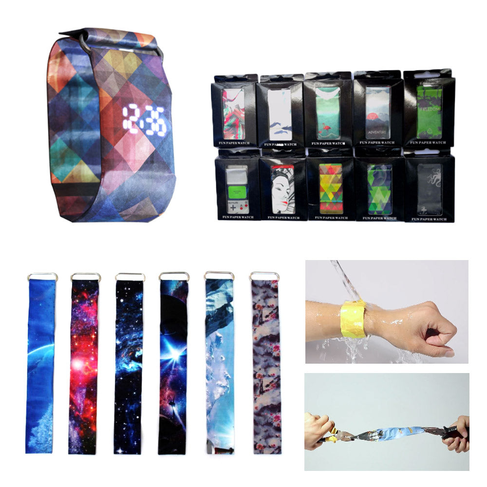 Montre en papier étanche