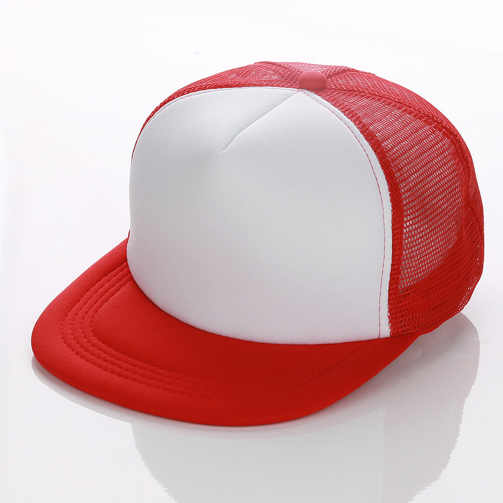Casquette de baseball hip-hop à visière plate pour enfants