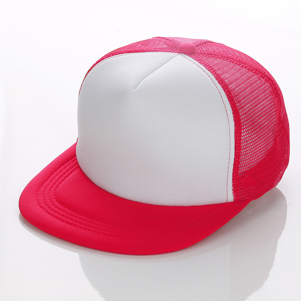 Casquette de baseball hip-hop à visière plate pour enfants
