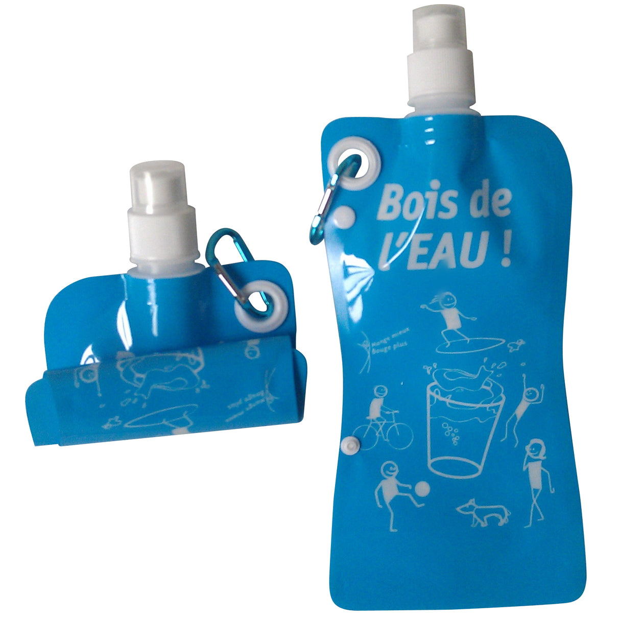 Bouteille d'eau pliable portable