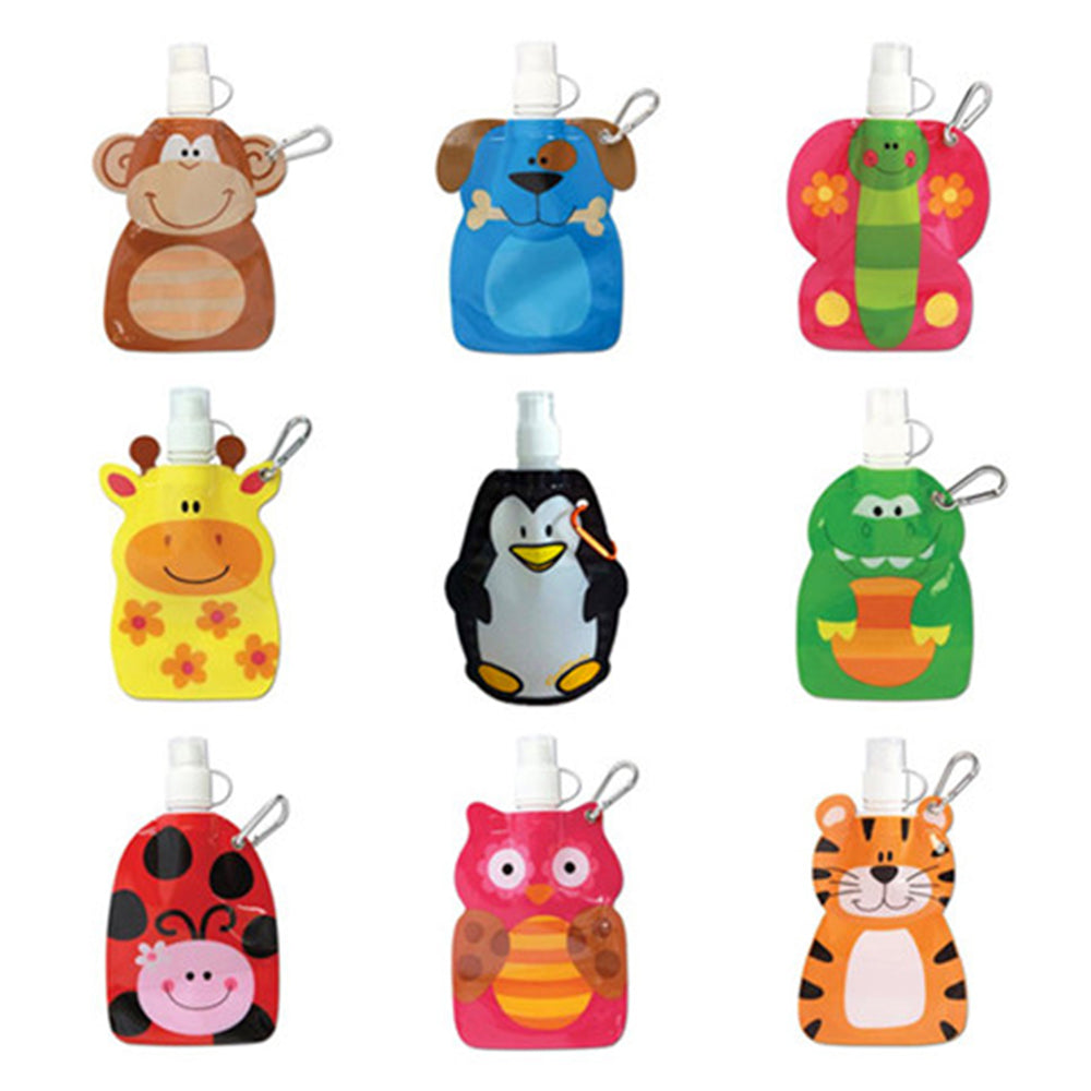Bouteille d'eau pliable en forme d'animal