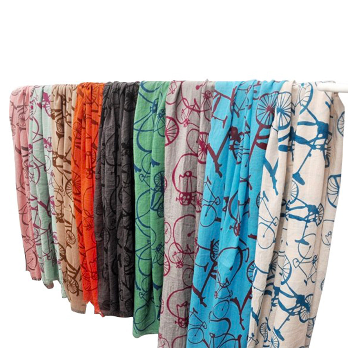 Écharpes imprimées en taille réelle