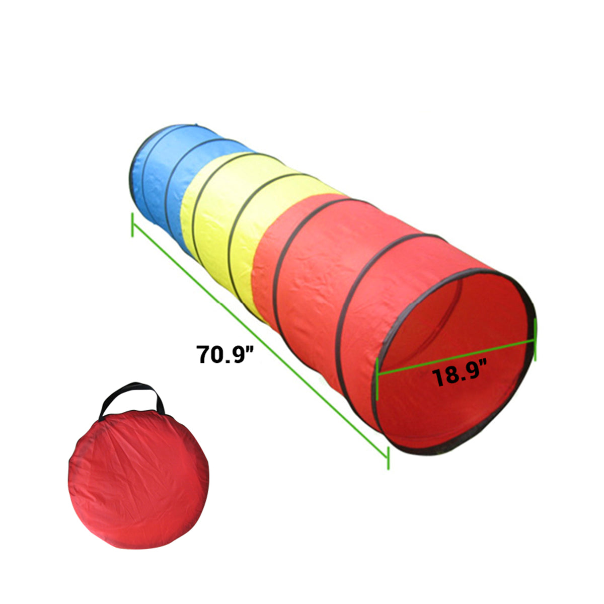 Tunnel de jeu rampant pour enfants