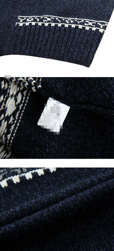 Pull zippé pour homme