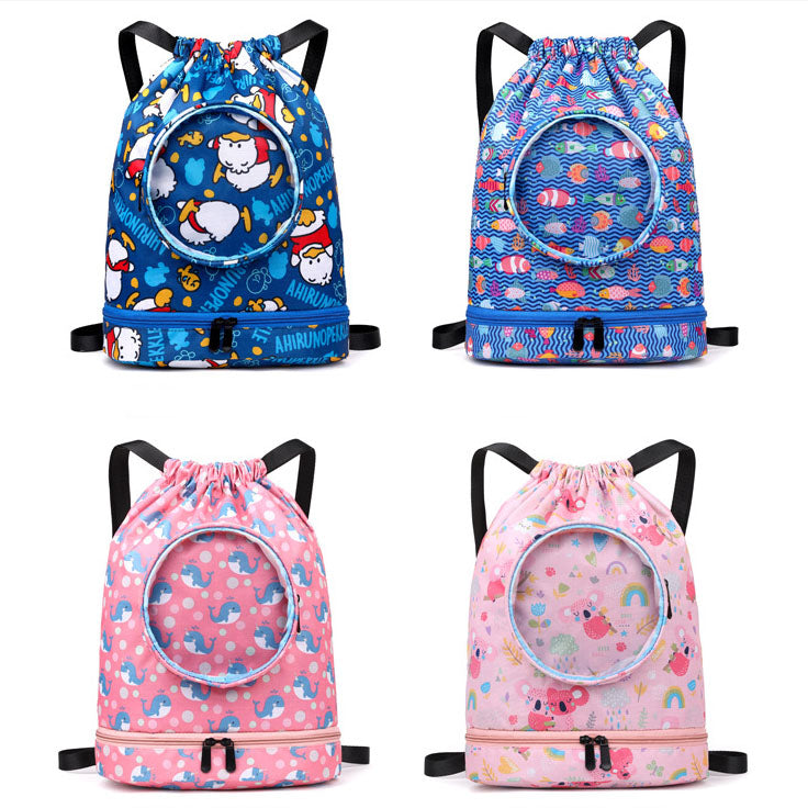 Sac de natation étanche avec cordon de serrage