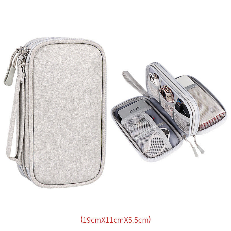 Pochette de rangement pour câbles électroniques