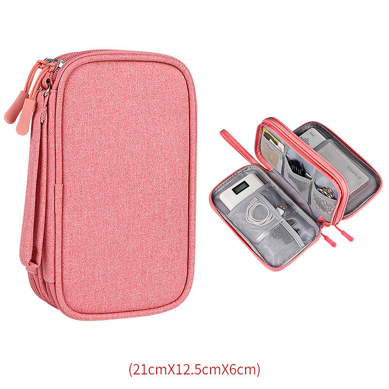 Pochette de rangement pour câbles électroniques