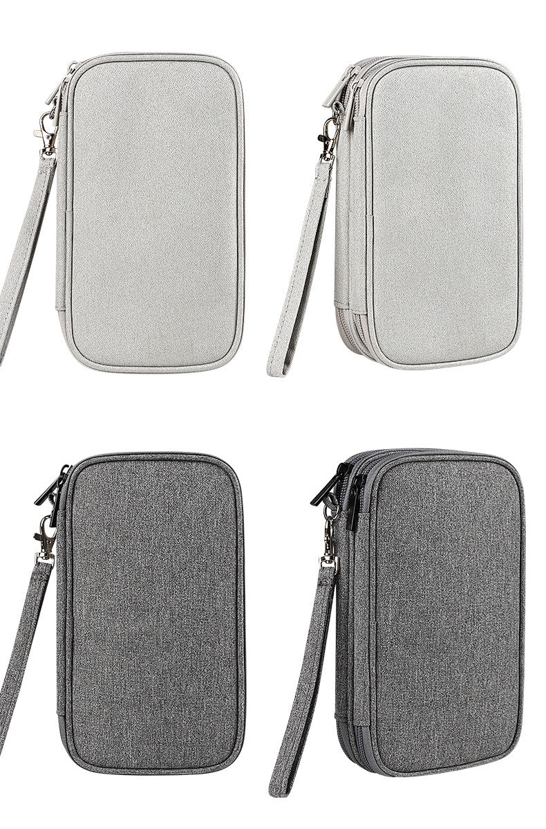 Pochette de rangement pour câbles électroniques