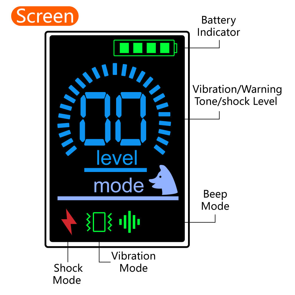 Ensemble de colliers de dressage antichoc pour deux chiens