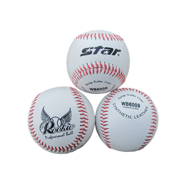 Batte de baseball en cuir synthétique et bois