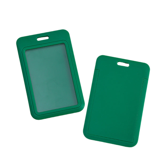 Porte-cartes de crédit coulissant avec porte-clés