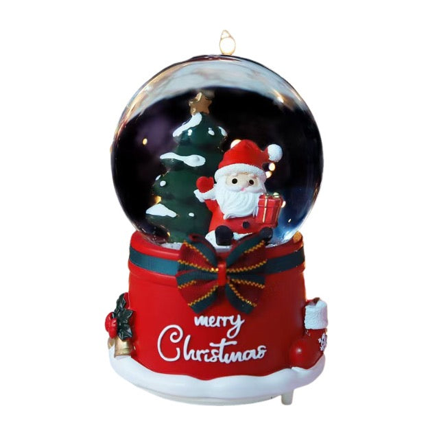 Santa Snow Globe Decor Without Music