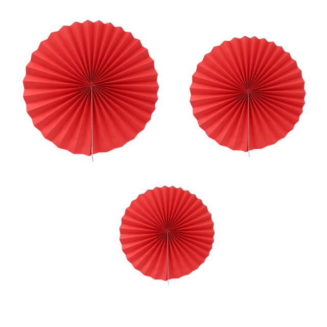 25 Inch Dia Tissue Paper Fan Decor
