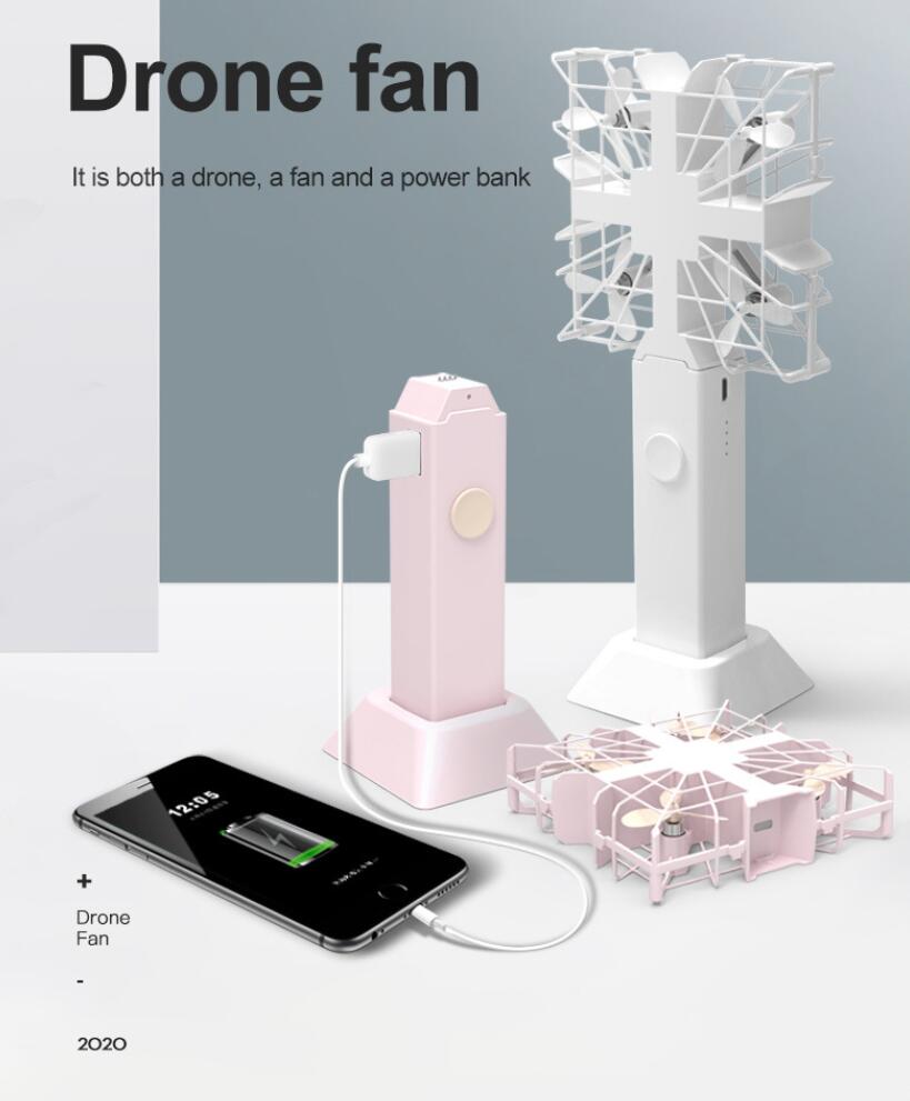 Ventilateur de drone avec batterie externe