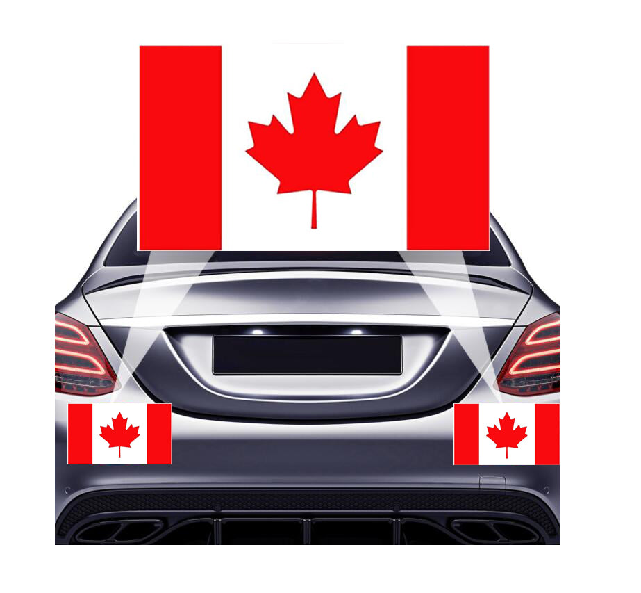 Aimants de voiture avec le drapeau du Canada