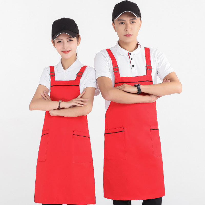 Tabliers à bavette avec 2 poches