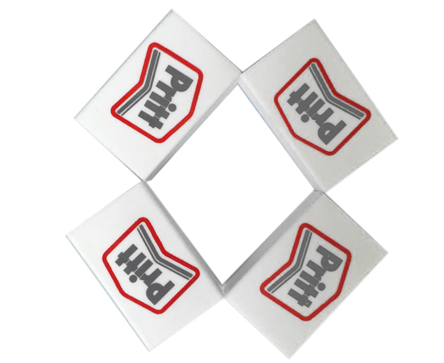 Gomme rectangulaire blanche