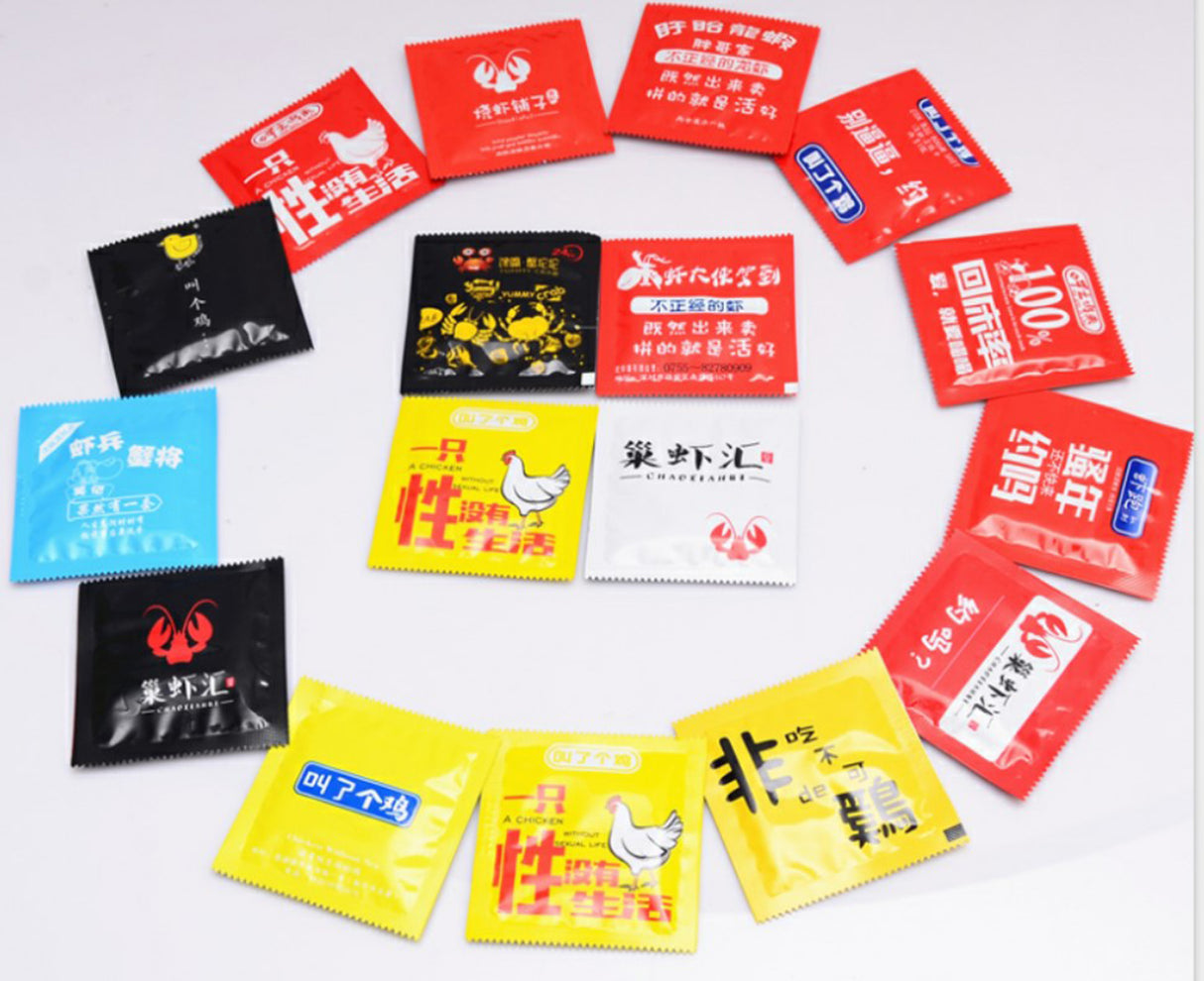 Lingette humide avec emballage imprimé personnalisé