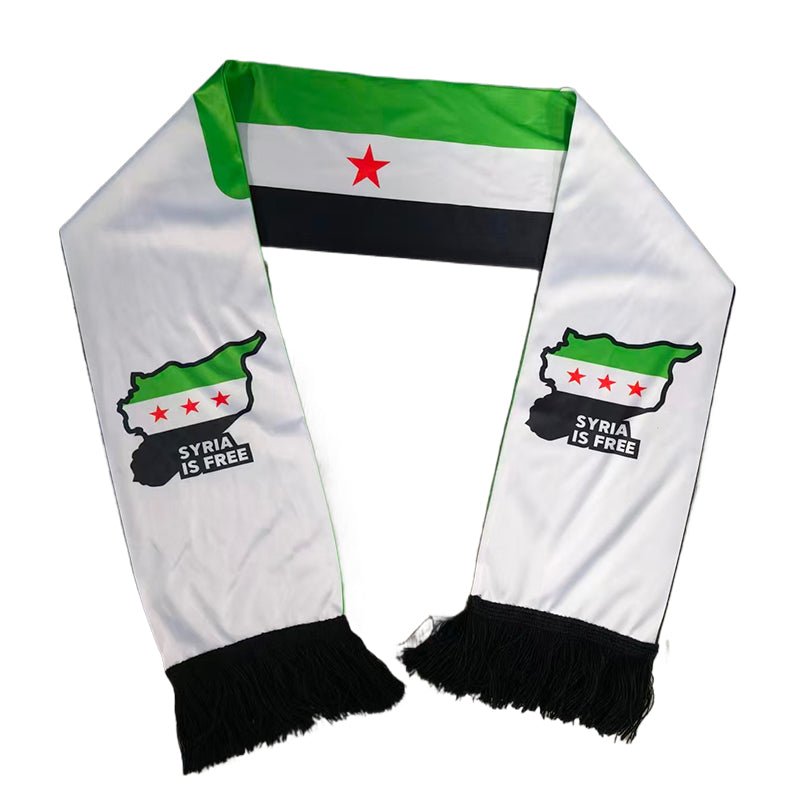 180gsm Polyester Sublimation Printed Soccer Fan Scarf - Yorkn Inc✅