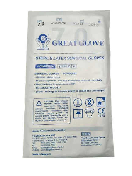 Gants jetables en latex