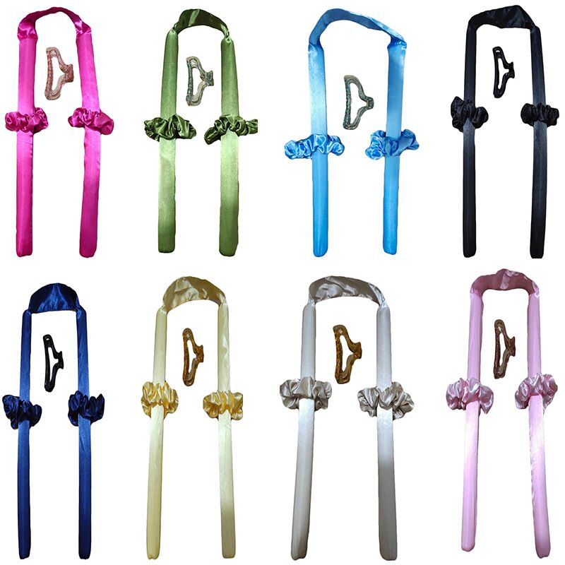 Bigoudis en caoutchouc pour cheveux longs