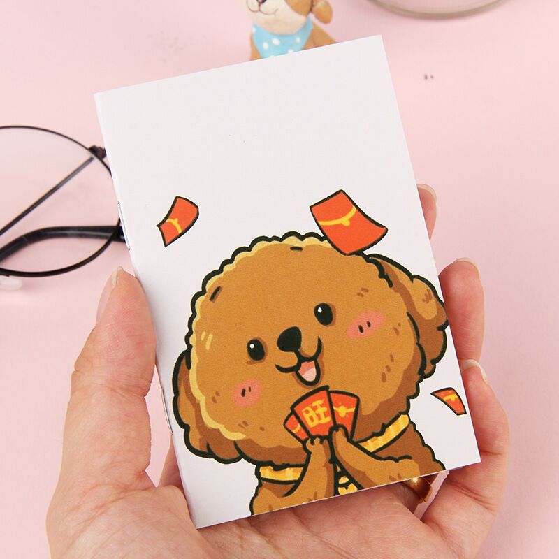 Bloc-notes, crayon, dés