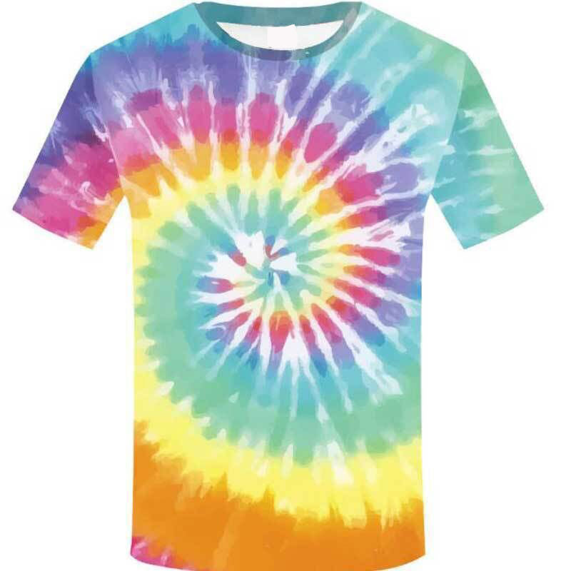 T-shirt coloré tie-dye pour jeunes