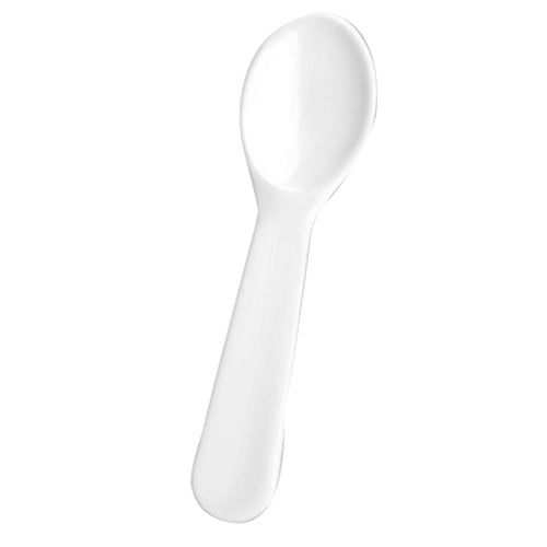 Cuillères de service en plastique blanc