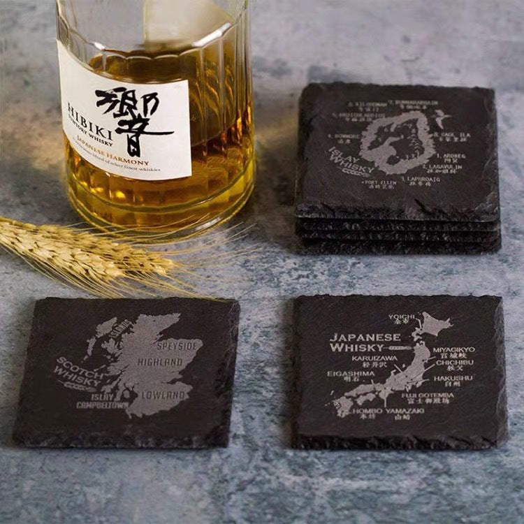 Dessous de verre en ardoise