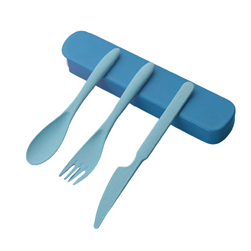 Ensemble d'ustensiles en fibre de blé