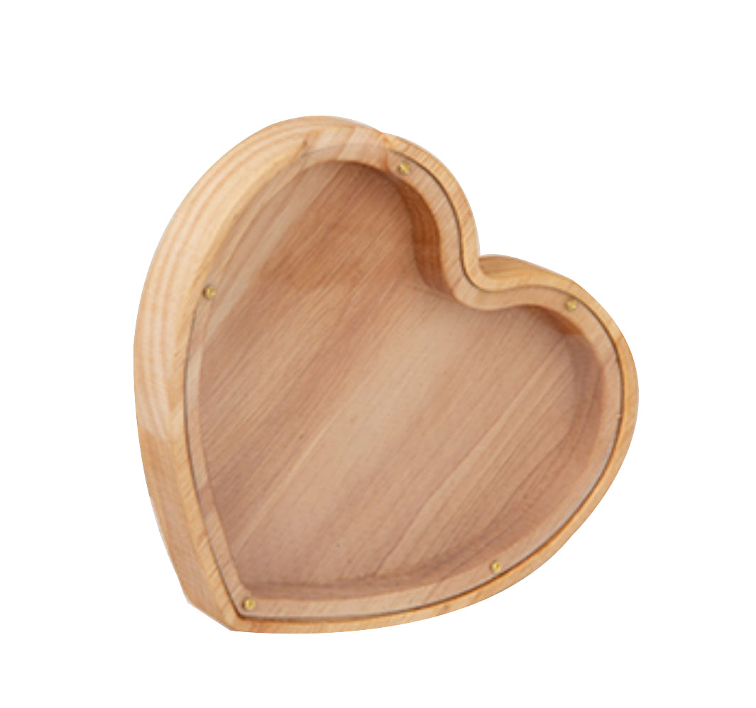 Tirelire en bois avec lettres pour anniversaire