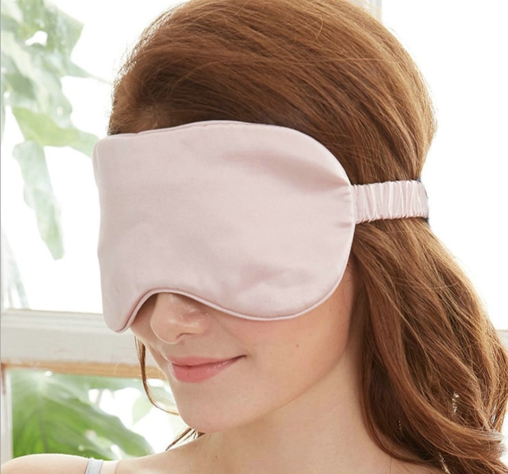 Masque pour les yeux en soie