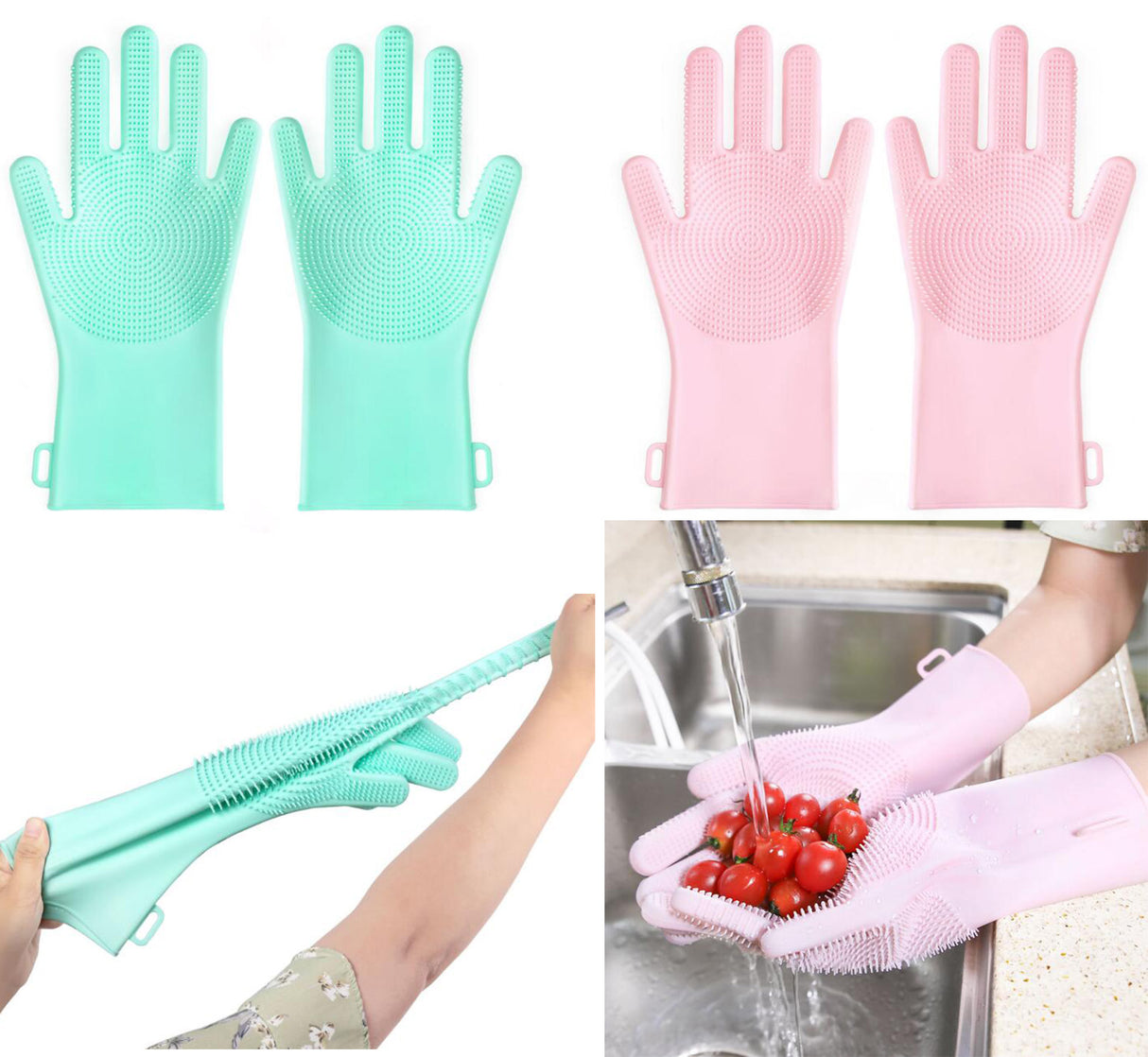 Gants de toilette réutilisables