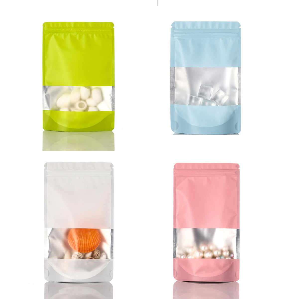 Pochette en aluminium avec fenêtre