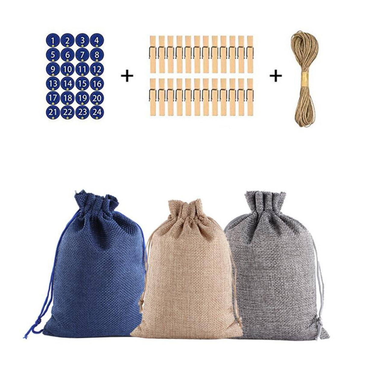 Sac calendrier de l'Avent de Noël