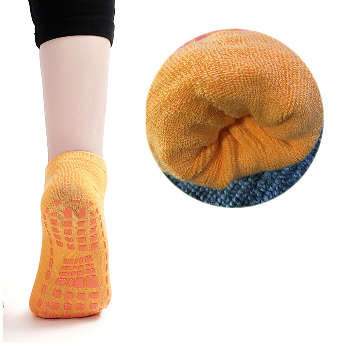 Chaussettes de trampoline en coton