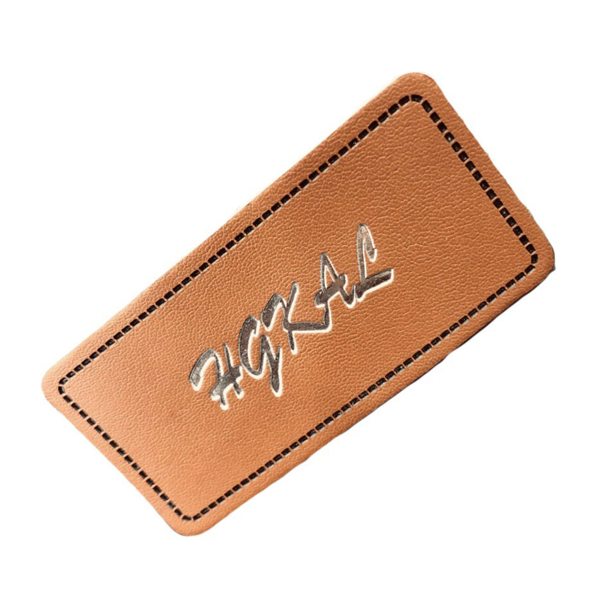 Étiquette de vêtements en cuir PU