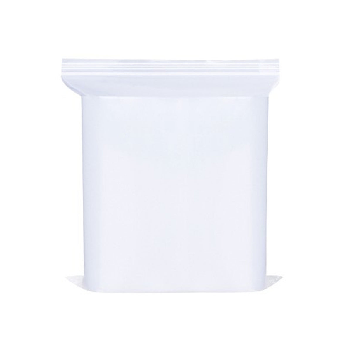 Sacs en plastique à fermeture éclair carrée